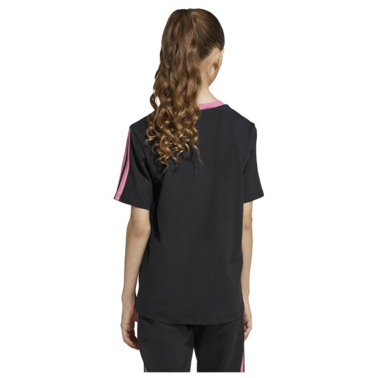 Adidas Παιδική κοντομάνικη μπλούζα Essentials 3-Stripes Boyfriend Tee